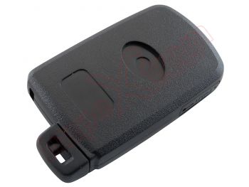Producto Genérico - Telemando de 2 botones, doble frecuencia 433 / 434 MHz FSK para Toyota RAV4, con espadín / llave de emergencia